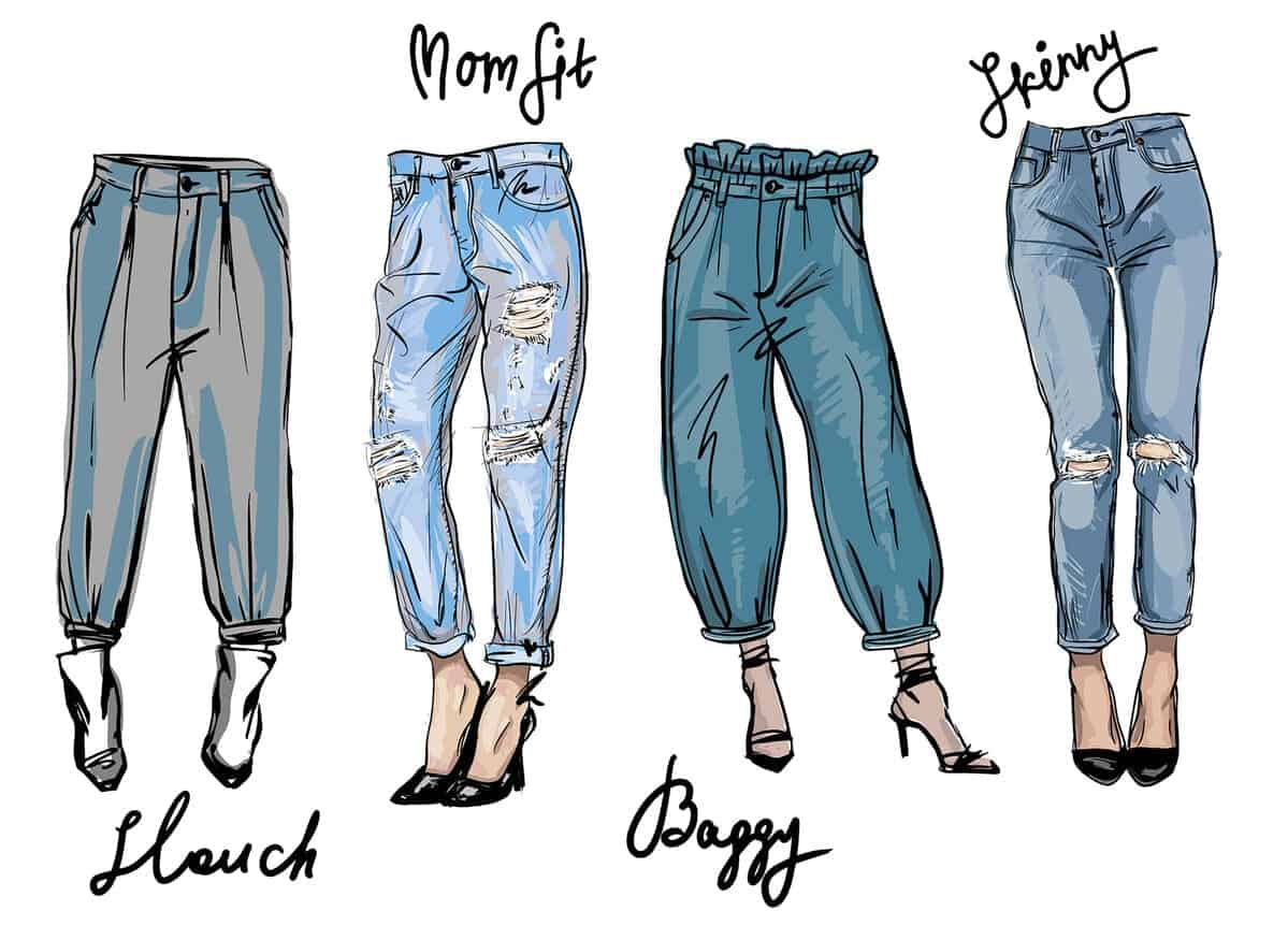 Boyfriend Jeans and Mom Jeans